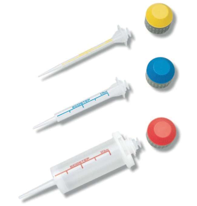 Socorex Syringe, Graduated, PP, Sterilized, Pyrogen Free, 500 to 5000 µL, 50 x 1 PK, Yellow