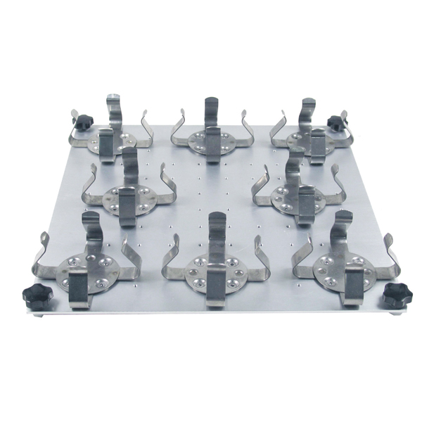 Finepcr 250ml Flask Plate - Capacity : 15ea ( With Mount Knobs )