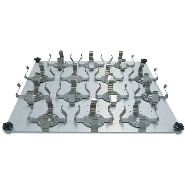 Finepcr Falsk Rack for 14 x 250ml Flasks. Clamps Included.