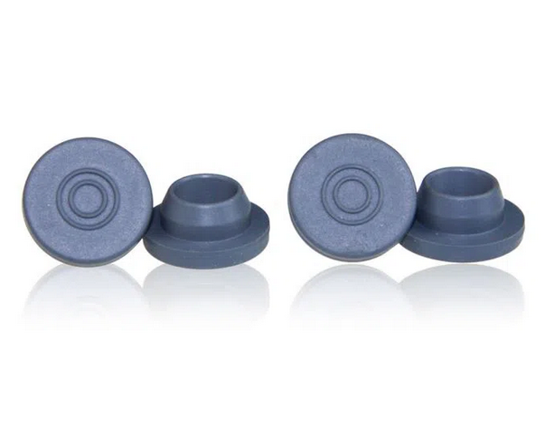 Rose 20mm Moulded Grey Butyl Injection Stopper. 100pcs/pk.