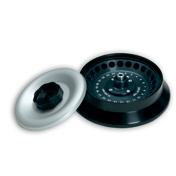 HERMLE 24 x 1.5/2.0mL Rotor, Hermetically Sealed Metal Lid (for Z216 Series Only)