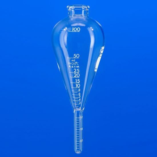 HERMLE Pear shaped oil test tube, each