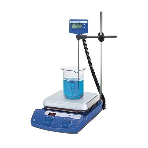 IKA C-MAG HS 7 Package (Ceramic Heating Plate) with ETS-D5, Support Rod, Holding Rod, & Clamp