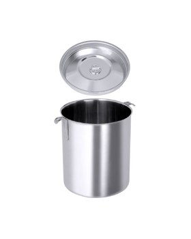 Kinematica V2A-Stainless Steel Homogenizing Vessel with Cover GS 100-10.C, Capacity 10,000 mL