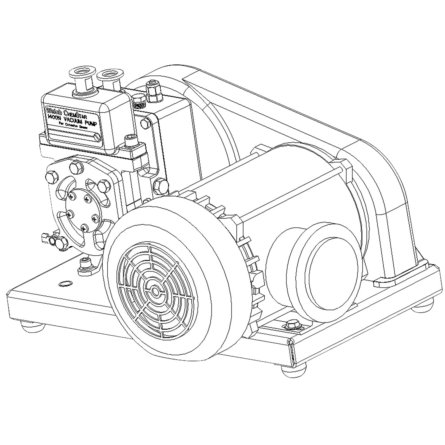 WELCH Chemstar, 115V 60Hz, Exp. Proof Motor, 0.9 CFM
