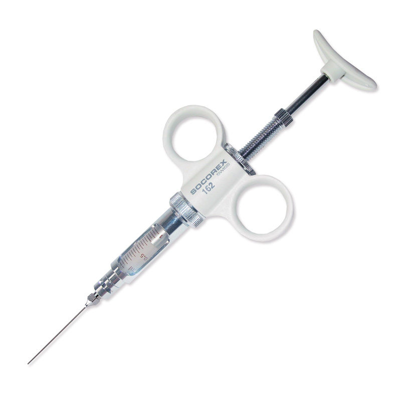 Socorex Syringe Pipette Dosys 162, 0.1 to 1 mL, 0.05 mL Divisions, Luer-Lock, 1 PK