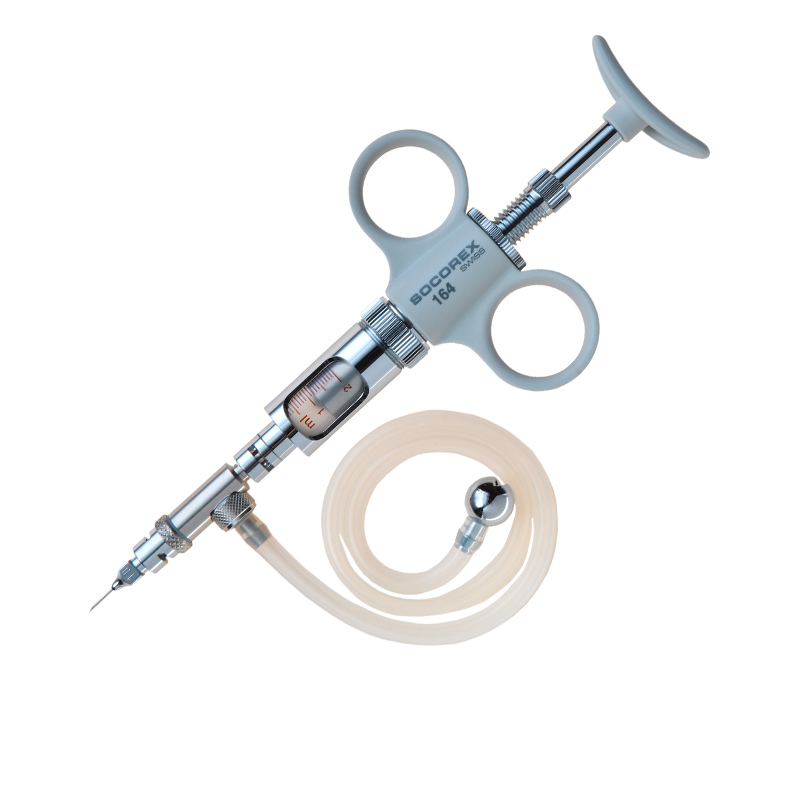 Socorex Syringe Pipette Dosys 164, 0.1 to 1 mL, 0.05 mL Divisions, Luer-Lock, 1 PK