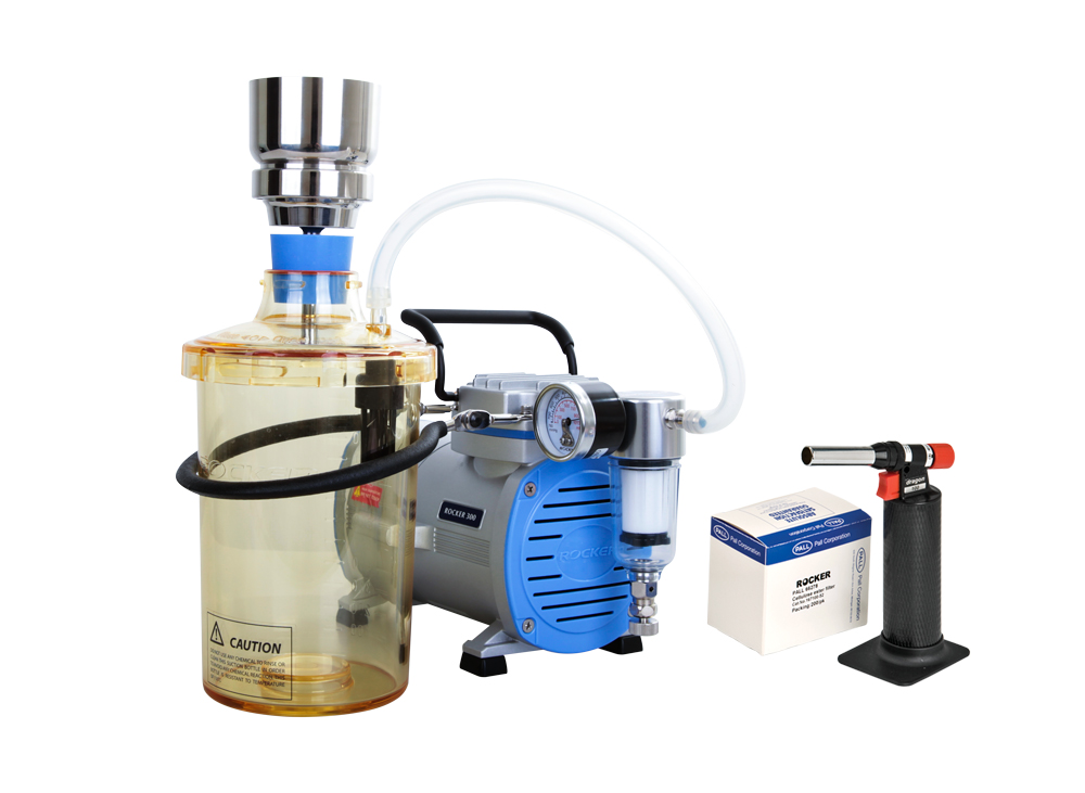ROCKER 300-LF30-SS, Vacuum Filtration System, AC110V, 60Hz with US Plug