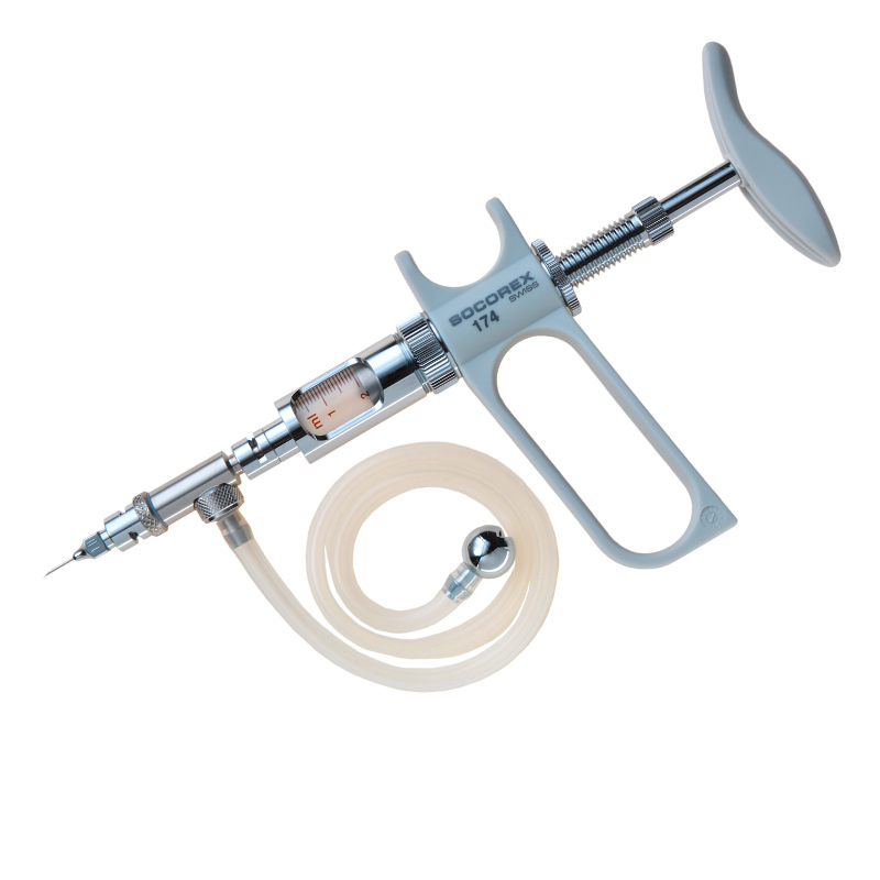 Socorex Syringe Pipette Dosys 174, 0.1 to 1 mL, 0.05 mL Divisions, Luer-Lock, 1 PK