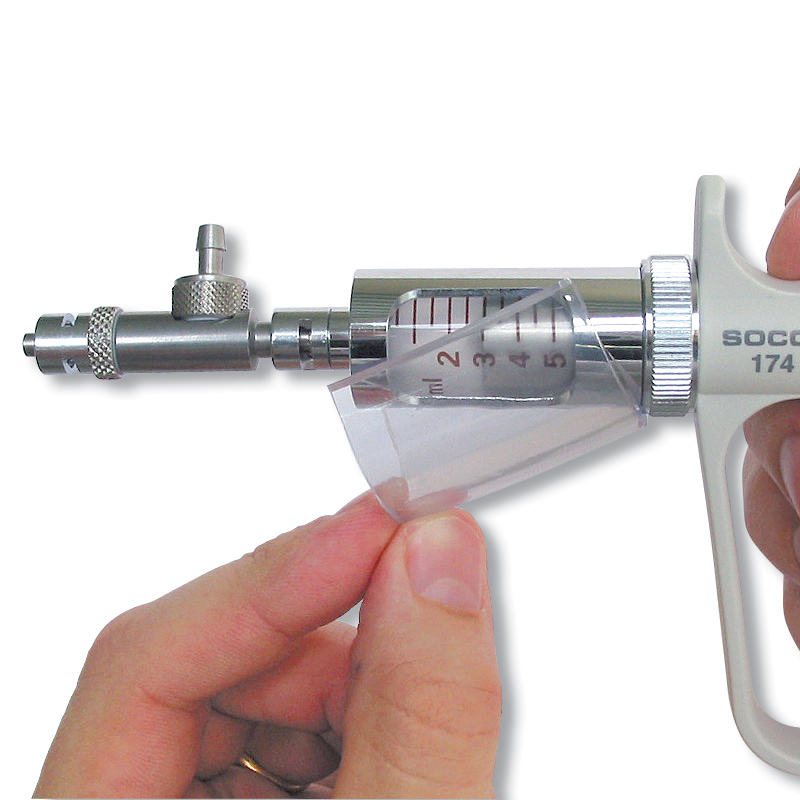 Socorex Protection Sleeve for 0.3/0.5 Barrels Dosys Syringes, PVC, Transparent