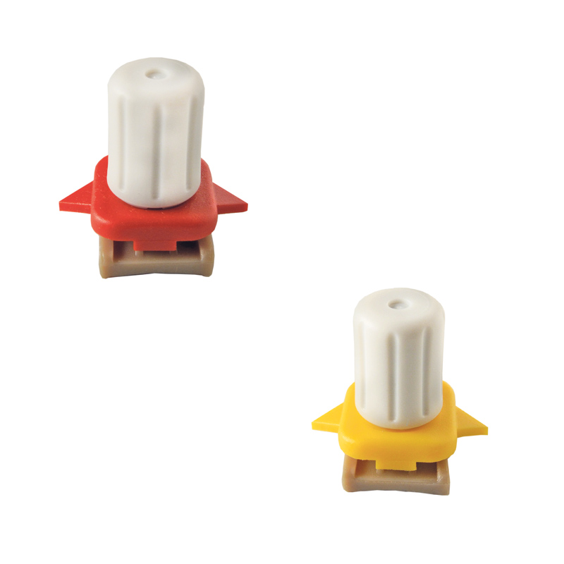 Socorex Classical Screw for Adjustment Button, Red