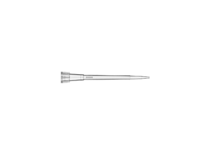 0.1 to 20 ul, universal fit tips, DNase/RNase free, bulk pack, extra long, 46mm, Bag/1000
