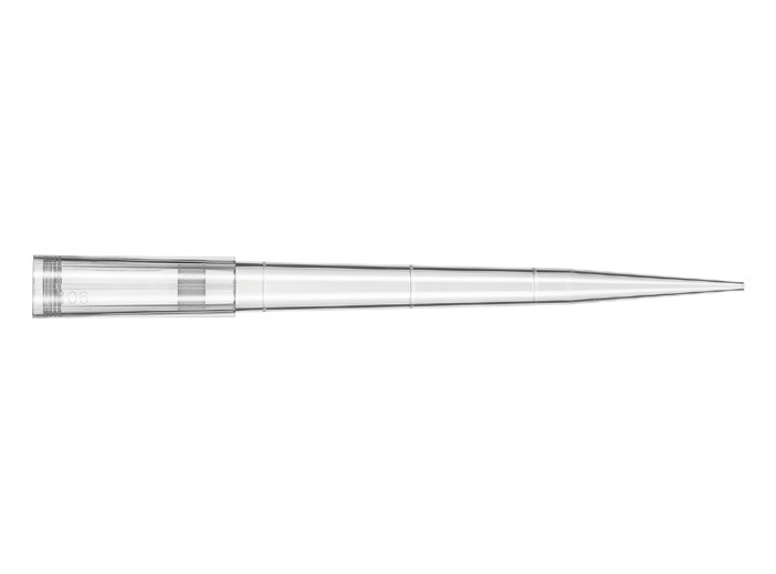 100 to 1,200 ul universal fit tips, extra long design, DNase/RNase free, sterile, refill pack, bule, 102mm, Pk/960