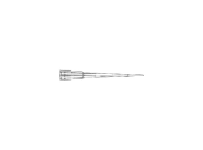 0.1 to 20 ul, low retention universal fit tips, thin and sharp design, DNase/RNase free, sterile, rack pack, 46mm, Pk/960