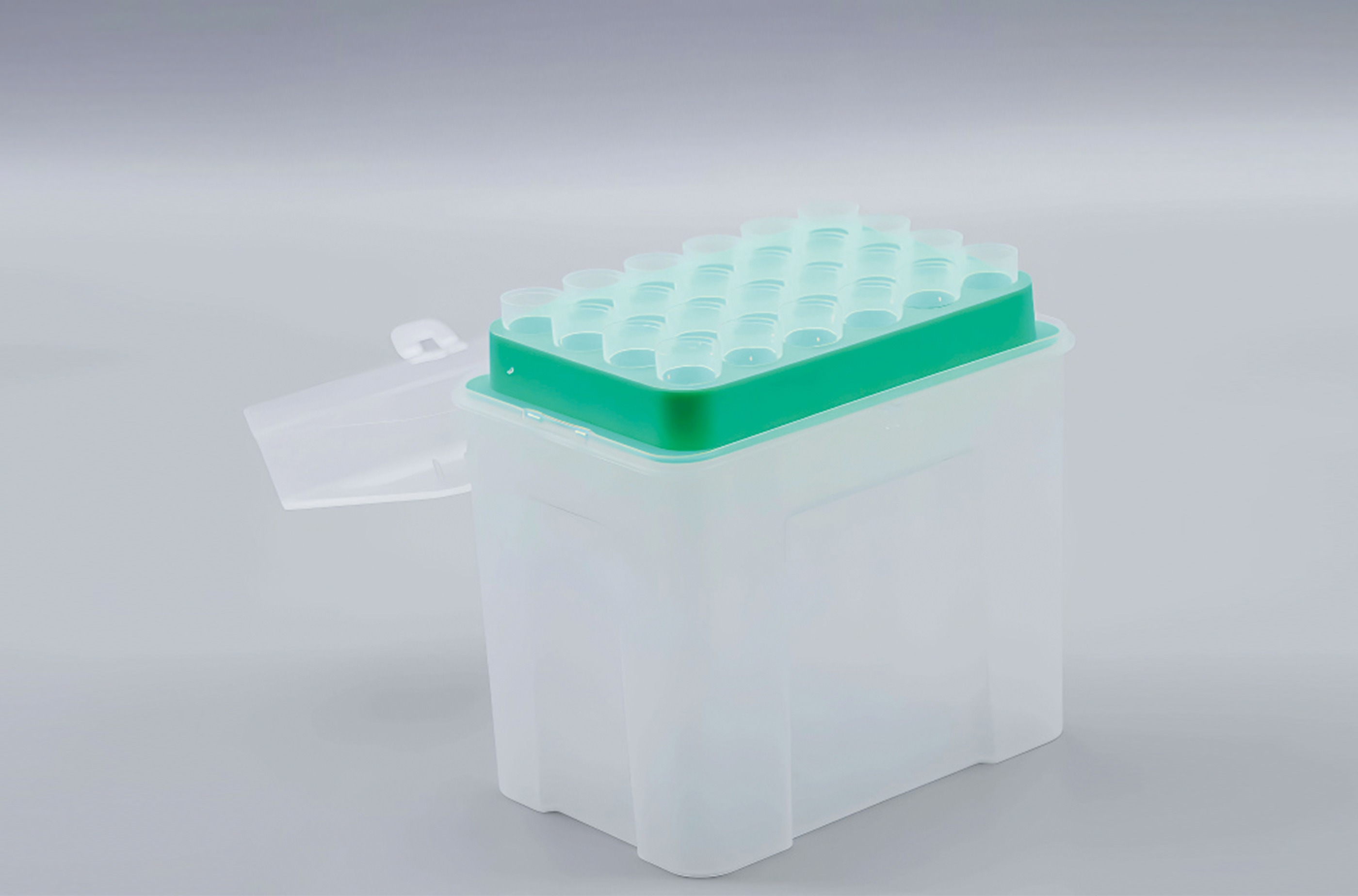 Fit 10ml pipette tip for Eppendorf pipette, clear, sterile, with filter, rack pack, Rack/24