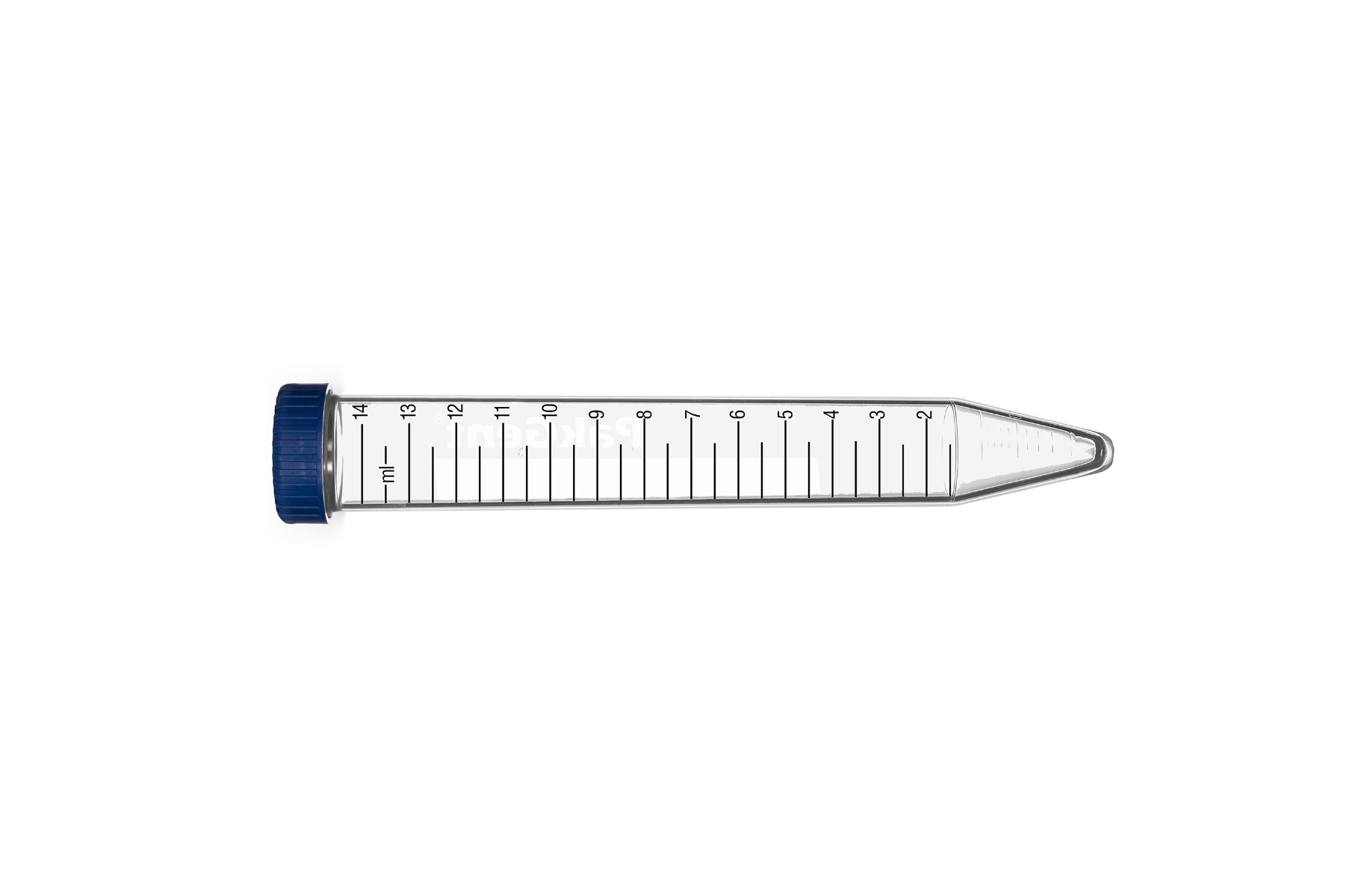 15mL Centrifuge Tube, PP, conical bottom,screw cap, 15000g, rack pack, sterile, cs/500