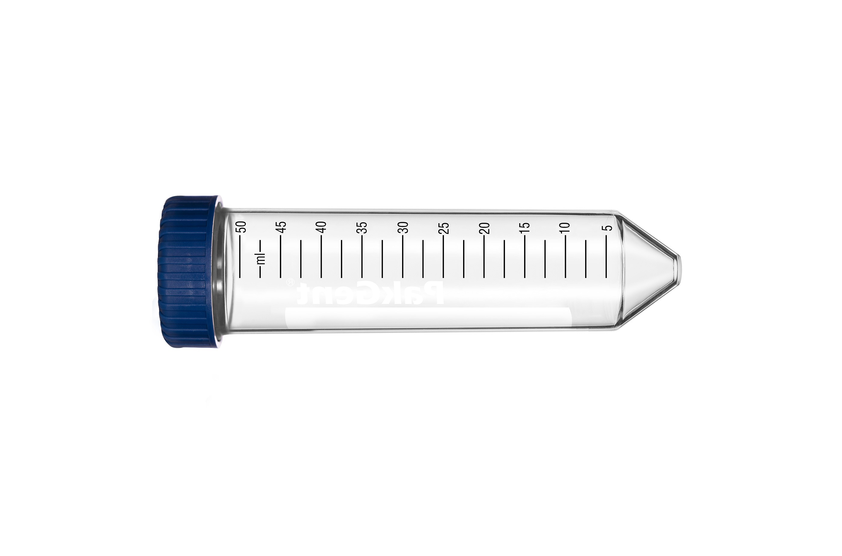 50mL Centrifuge Tube, PP, conical bottom,screw cap, 15000g, rack pack, sterile, cs/500