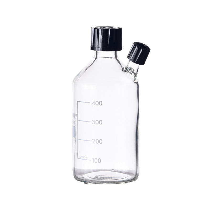 Socorex Reagent Bottle with Cap, Polyethylene/Glass, Clear, 32 mm, 500 mL