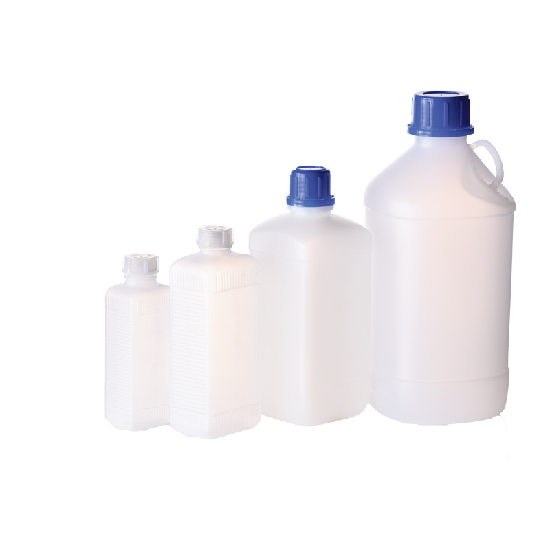 Socorex Reagent Bottle with Cap, Polyethylene/Glass, White, 45 mm, 2500 mL
