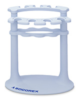 Socorex Pipette Stand 320, 7 Positions, Polyamide, Ice Blue, 1 PK