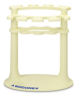 Socorex Pipette Stand 320, 7 Positions, Polyamide, Vanilla Yellow, 1 PK