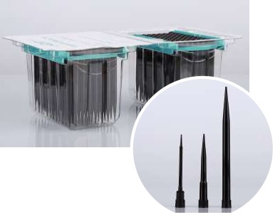 NEST 200 μl Robotic Filter Tips for Tecan, Clear, Sterile, Boxed, 96/Rack, 10 Rack/pk, 50 Rack/Box