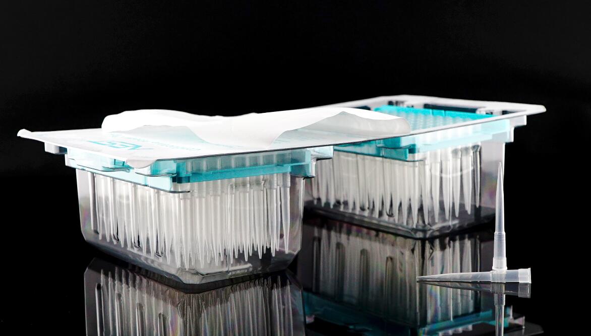 NEST 1000 μl Robotic Tips for Tecan, Clear, Sterile, 96*2 Blister/pk, 2304/Box