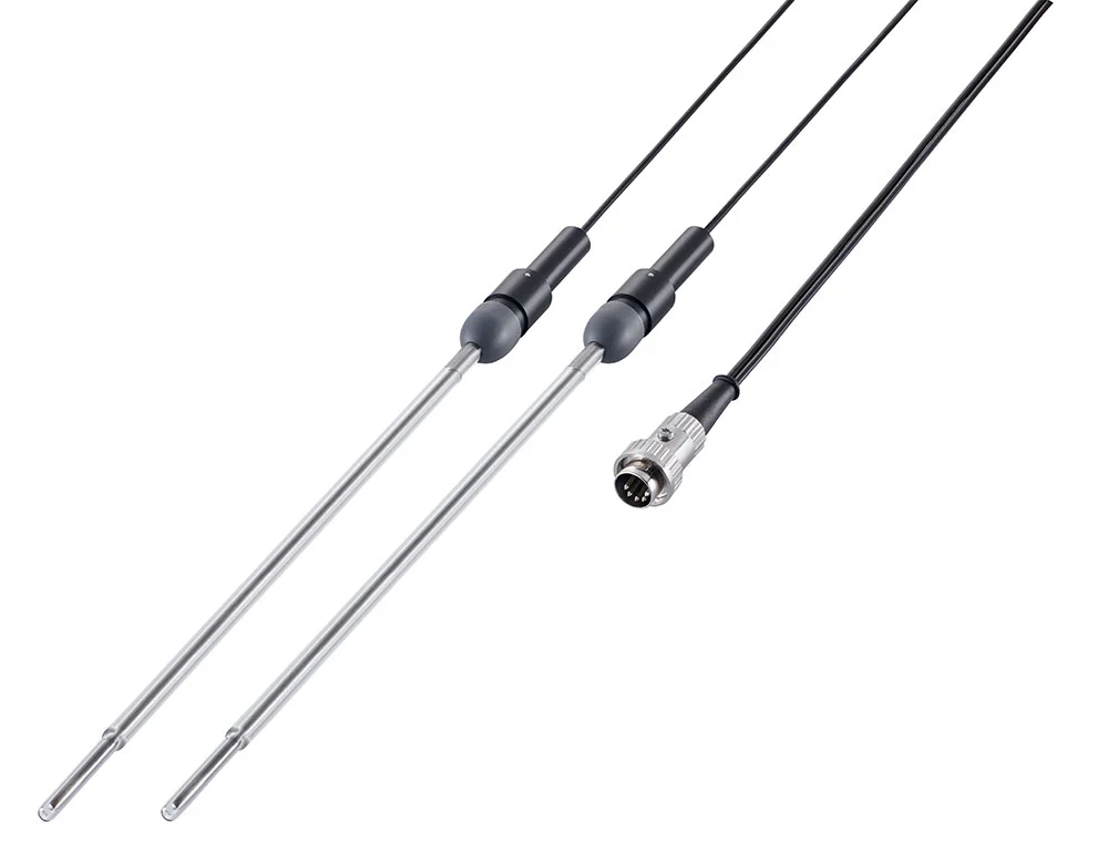 IKA PT 1000.51 Temperature Sensor, Two Separate Steel Sensors (Glass-Coated) for Heat Transfer Fluid and Medium Ideal for RET Control-Visc and RET Control-Visc White.