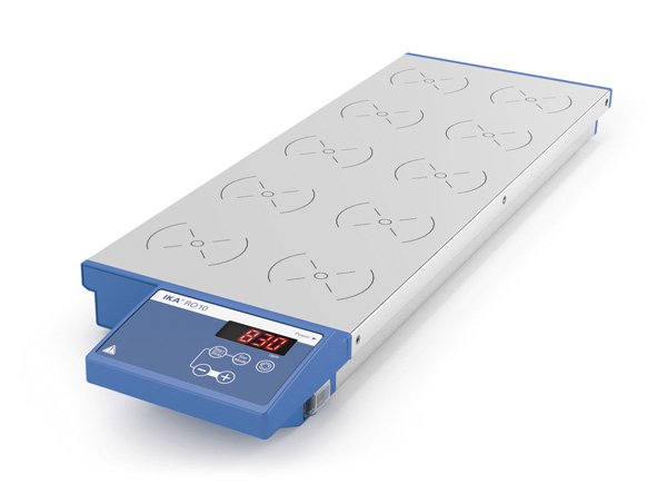IKA RO 10, 10-Position Digital Magnetic Stirrer without Heating, 0.4 L,1200 rpm