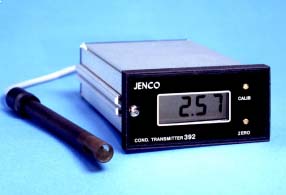 Jenco Conductivity Transmitter, uS/mS Mid/Hi Range (4-20 mA Output, K=1, K=0.01, K=10, 1/8-Din Panel Mount)