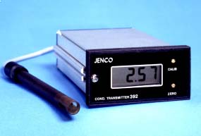 Jenco Conductivity Transmitter, uS/mS Low Multi-Range (4-20 mA Output, K=1, K=0.01, K=10, 1/8-Din Panel Mount)
