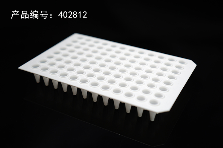 NEST 100ul96WellPCRPlates,NoSkirt,Roche,A12/H12 Notch,White,10/pk, 50/Box