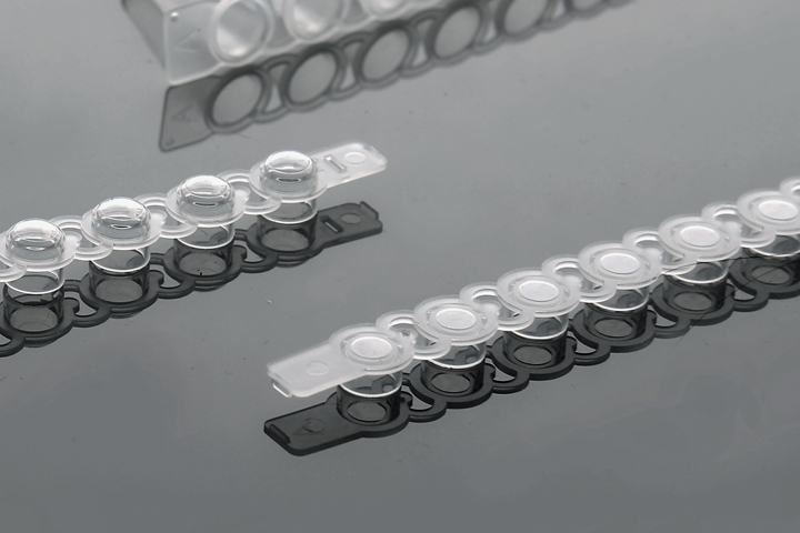 NEST Domed 8-strip Caps, 125/pk, 1250/Box