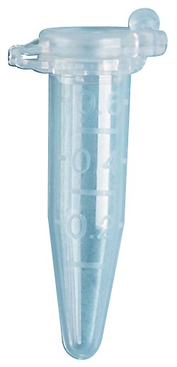 Rose 0.6 mL Graduated Microcentrifuge tubes, Sterile with Safety Locking Cap, Natural Color Polypropylene Tube And Cap With Frosted Area, Pk/500
