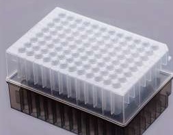 NEST 1.3 ml 96-Well Deep Well Plate, V-Bottom, Round Well, Non-Sterile, 5/pk, 50/Box