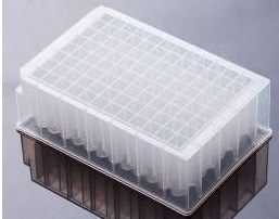 NEST 2.2 mL 96-Well Deep Well Plate, U-Bottom, Square Well, Sterile, 5/pk, 50/Box