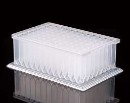 NEST 2.2 mL 96-Well Deep Well Plate, I-Shaped, U-Bottom, Square Well, Non-Sterile, 5/pk, 50/Box