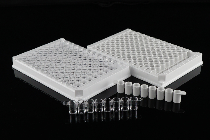 NEST (Old cat# 505201) 96 Well Elisa Plate, 8-Well, Detachable, High Binding, Clear, Non-Sterile, 5/pk, 50/Box