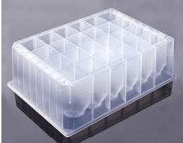 NEST 10.4 mL 24-well Deep Well Plate, U-Bottom, Square Well, Non-Sterile, 5/pk, 50/Box