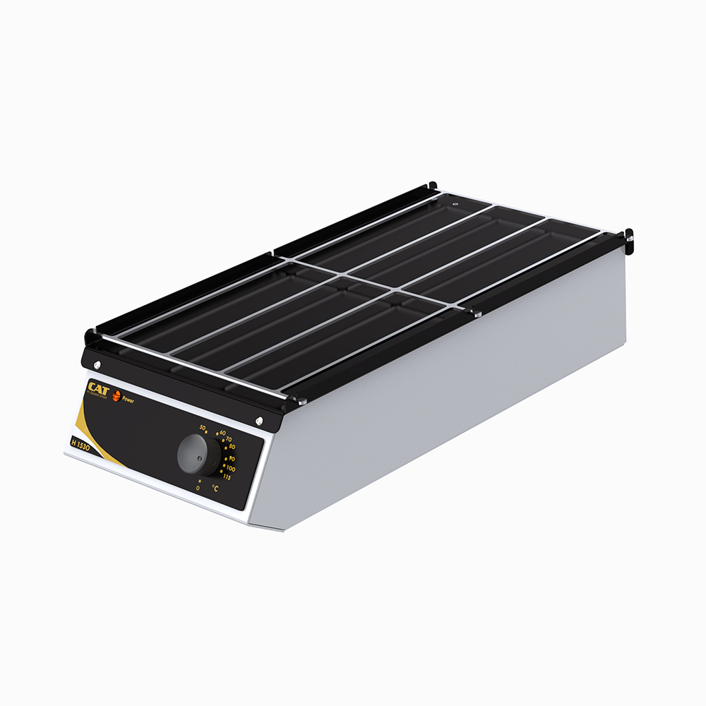 CAT Hot Plate for special applications, H 15/30 Slide drying bench, 1150 W, 115 °C