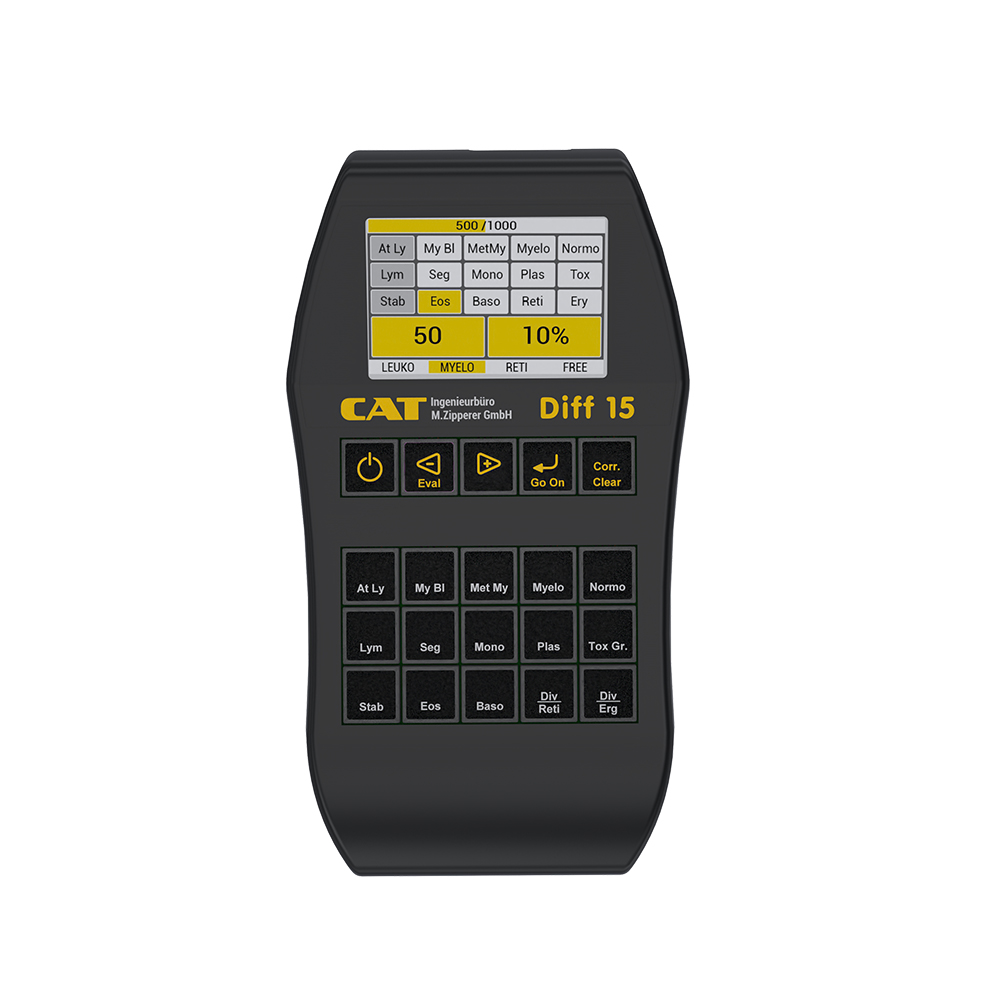CAT DIFF 15, Multi-function Blood Cell Counter, PC Interface, LCD-Display