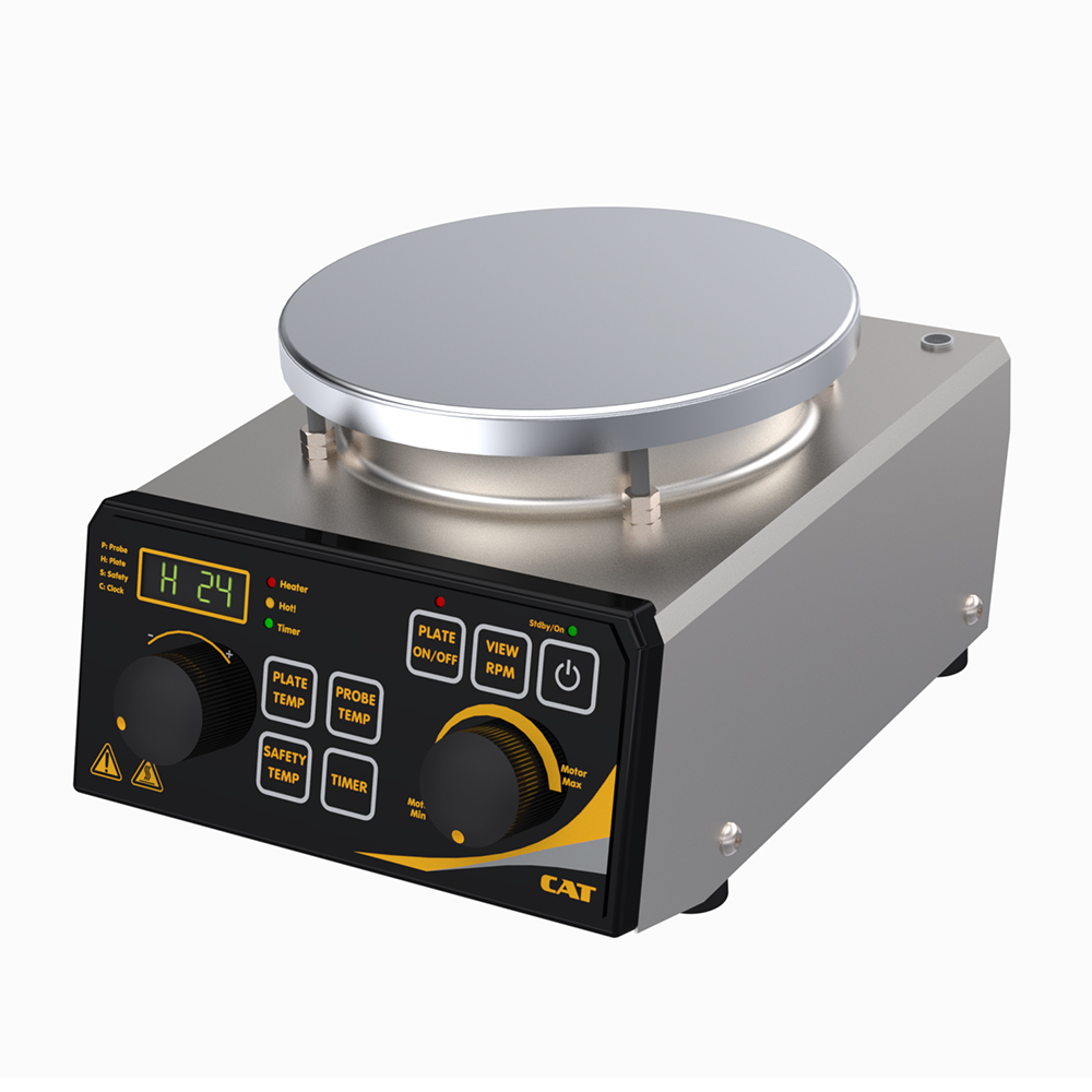 CAT All-round Magnetic Hotplate Stirrer M 21, 115V/60Hz, 1600 rpm, 10 L, 350 °C