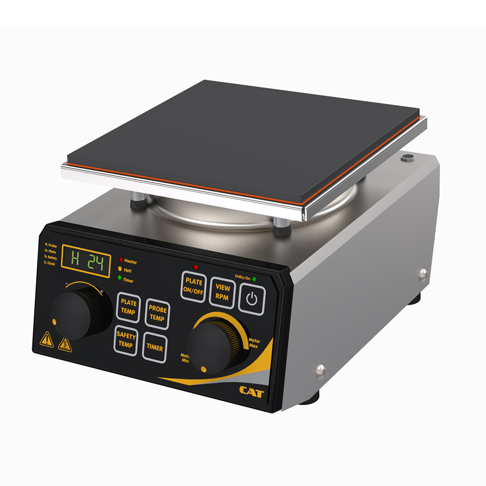 CAT All-round Magnetic Hotplate Stirrer M23, 115V/60Hz, 1600 RPM, 10 L, 500 °C