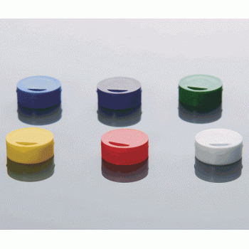 NEST Cap Insert for Cryogenic Vial, Assorted, White, Red, Yellow, Blue, Green, Purple, 100/pk for Each Color, 600/Box
