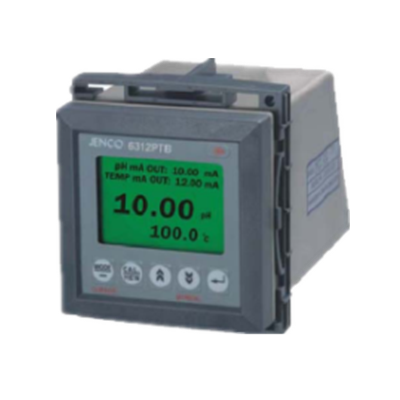Jenco pH Or ORP Analyzer/Controller, 4-Relays, Ip-65 Case, RS-485 (pH, ORP, Temperature, 4-20 mA, 1/4-Din Panel Mount)