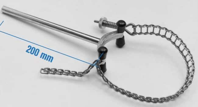 JPSELECTA Clamp, Medimax with Chain for 90-145mm