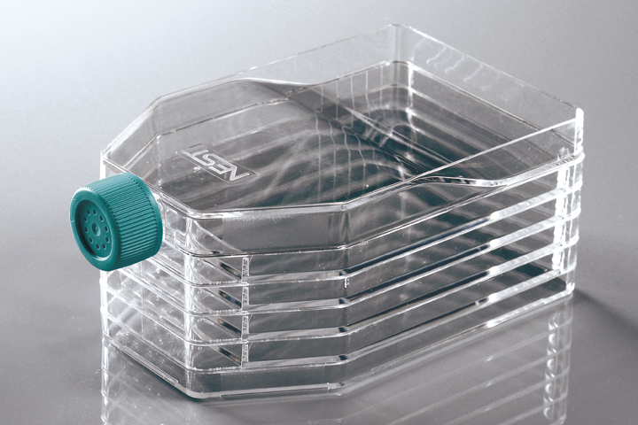 NEST 5-Layer Cell Culture Flask, Vent Cap, Straight Neck, TC, Sterile 1/pk, 8/Box