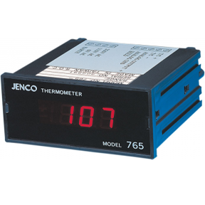 Jenco Panel Meter, Type PTB (RTD) F, Temperature Range: -58F To 1562F