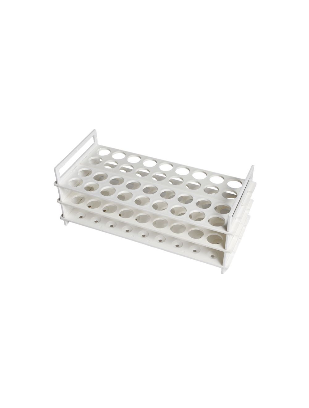 UNITED SCIENTIFIC Plastic Test Tube Racks, 3-Tier, 36 x 25mm Tubes