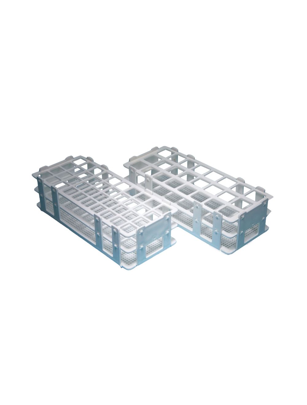 UNITED SCIENTIFIC Plastic Test Tube Racks, Wet/Dry, FOR 90 x 13MM TUBES